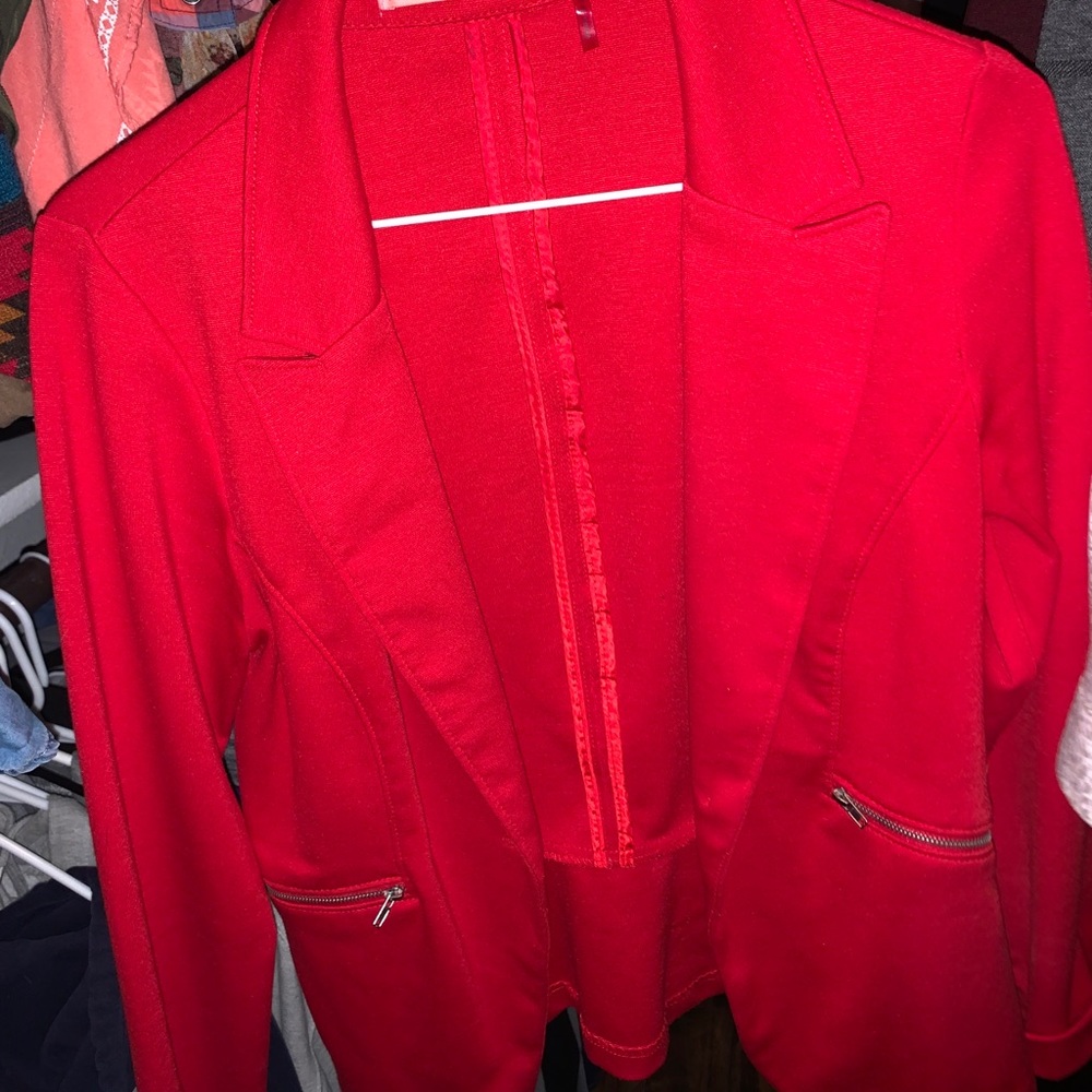 Red blazer